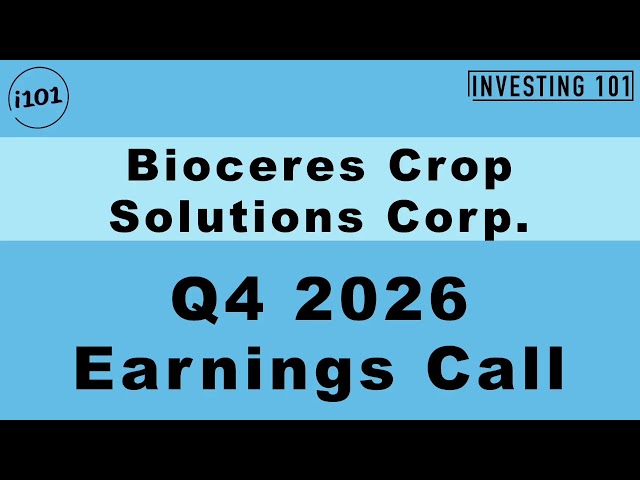 Bioceres Crop Solutions Q4 2026 Earnings Call | HB4 Drought-Tolerant Seed Trait Commercial Scale