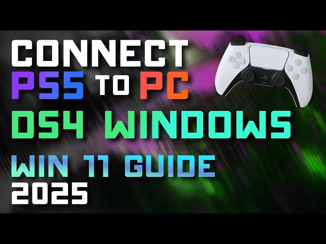 How to Connect PS5 Controller to Windows 11 PC (DS4 Windows Setup Guide 2025) 🎮💻