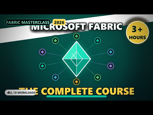The Complete Microsoft Fabric Course — Every Feature Explained
