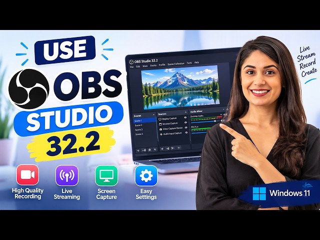 How to Use OBS Studio 32.2 || New Features!!