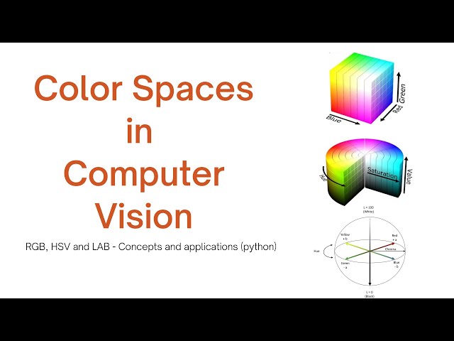 Color Spaces in Computer Vision - RGB, HSV and LAB (theory + code)