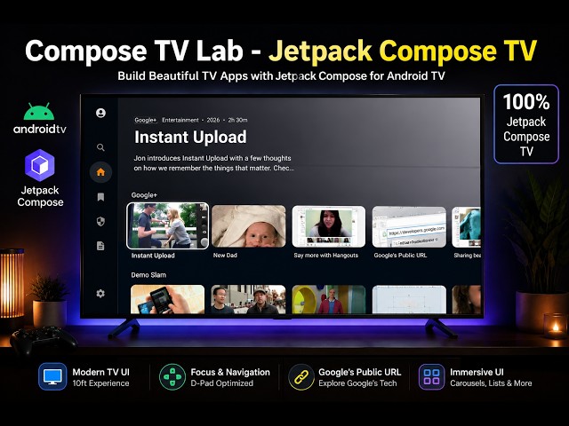 Compose TV Lab - Android TV App using Jetpack Compose, Hilt, Room & Ktor | Jetpack Compose for TV