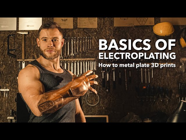 Copper electroplating 3D prints. How to cover 3D printed part with metal. Real Iron Man suit #5
