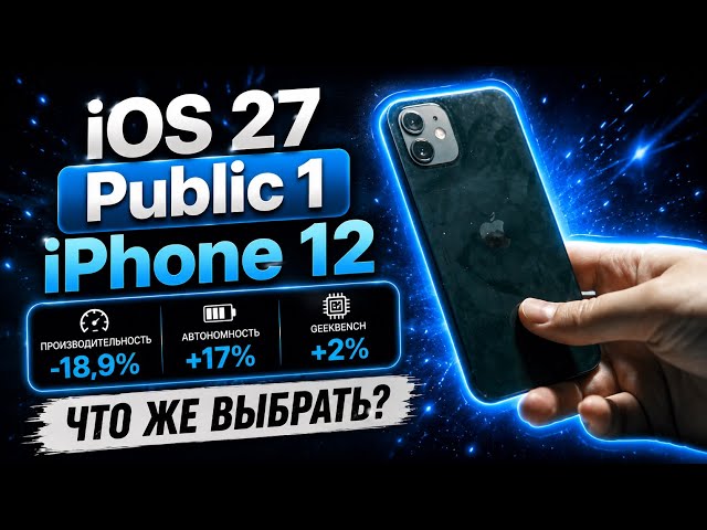 iPhone 12 Surprised on iOS 27 Public Beta