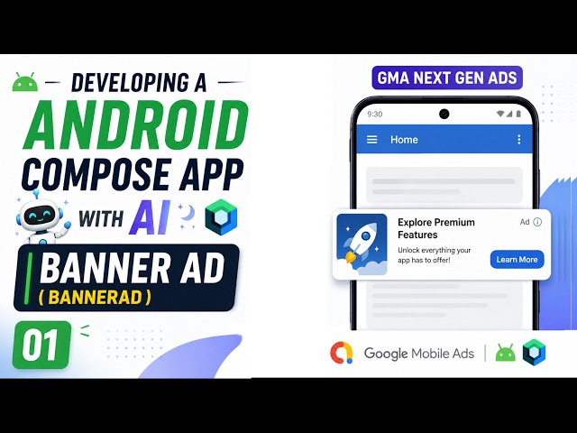 Developing a Android Compose App with AI ( GMA Next Gen Ads, BannerAd )- 01
