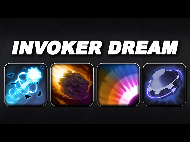 INVOKER DREAM Chaos Meteor + Deafening Blast + Rearm | Dota 2 Ability Draft