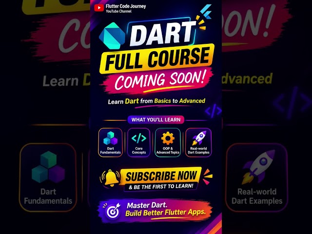 Dart Full Course #flutter #fluttermalayalam #fluttertutorial #flutterbeginner