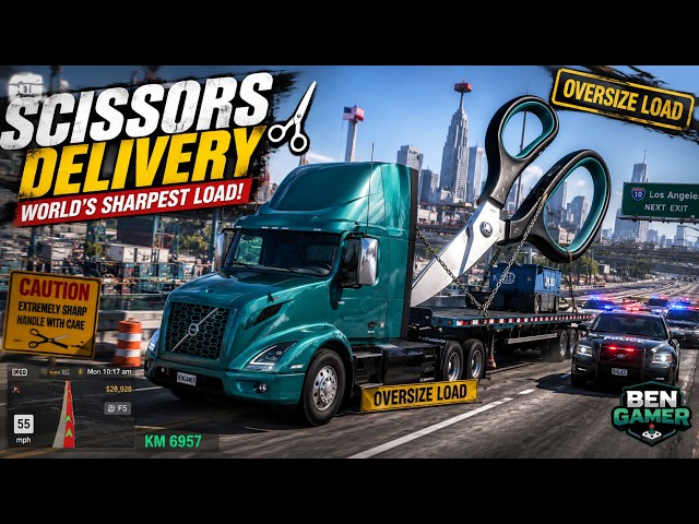 🚛 World's Biggest Scissors Delivery! 😱 Most Dangerous ATS2 Cargo Ever! ✂️