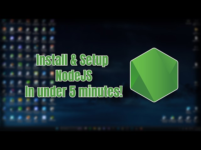 Install NodeJS in Under 5 Minutes! (Node JavaScript Installation Guide)