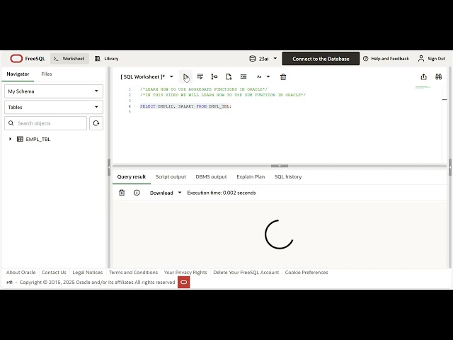 How to calculate SUM in SQL | SQL SUM () Function