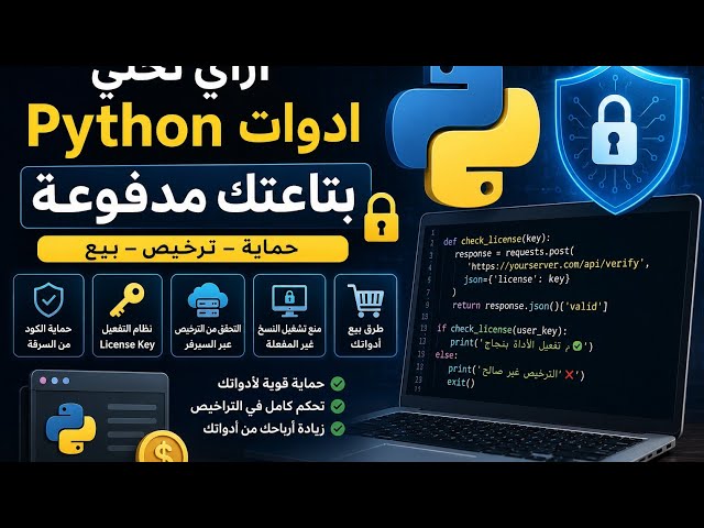 ازاي تخلي أدوات Python بتاعتك مدفوعة وتبيعها بسهولة 💰