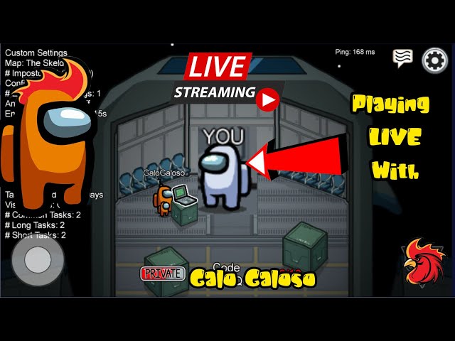 Among Us LIVE with YOU Normal with TM Games (Free code. REAL Stream)