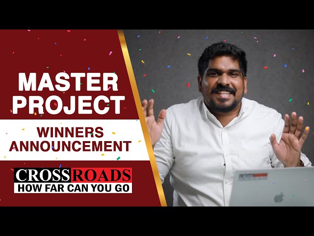 Master Project 1.0 Winners Announcement