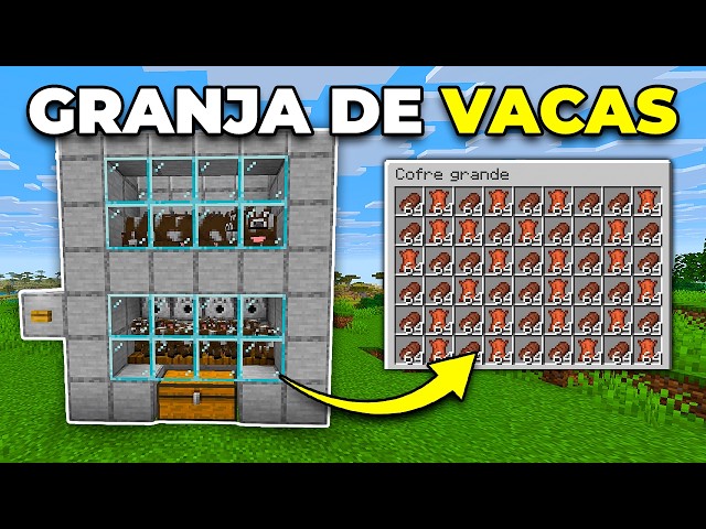 How to Build a Cow Farm - Minecraft Java 26.2+