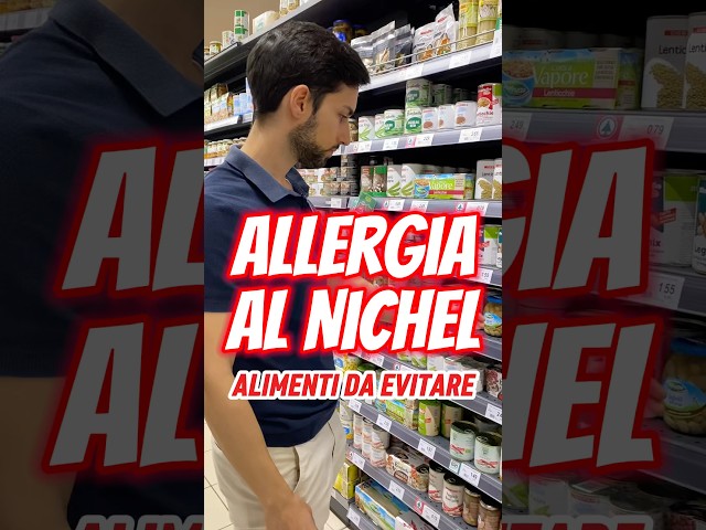 👉🏻Sei allergico/a al nichel? Evita questi alimenti! #nutrizionista #allergia #dieta #alimentazione