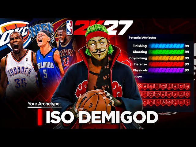 MY 6’2 BUILD IS THE BEST ISO DEMIGOD IN NBA 2K27! 99 3PT + 96 PERIM, 92 BALL HANDLE, 89 DUNK & MORE 