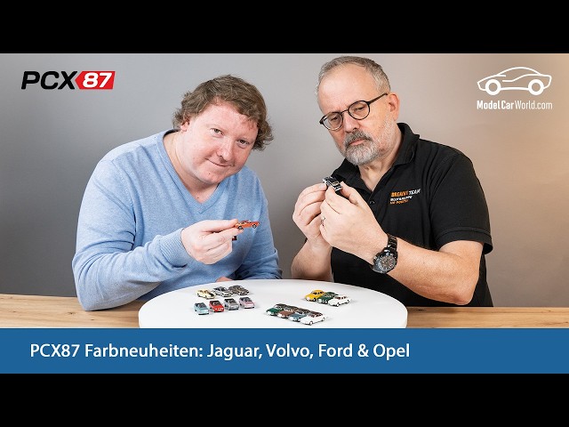 H0-Sammler aufgepasst: Neue PCX87 Modellauto-Varianten von Ford, Opel, Volvo & Jaguar!