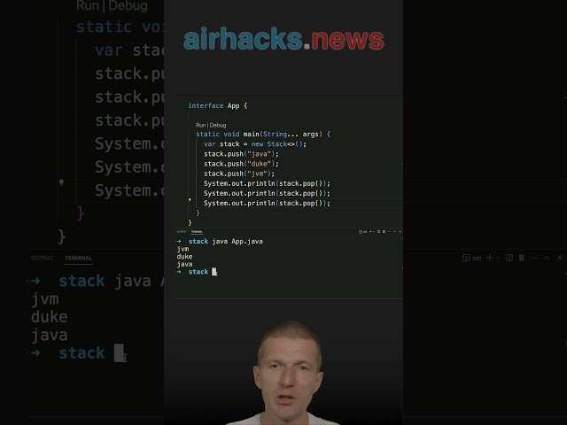 What is a Stack? #java #shorts