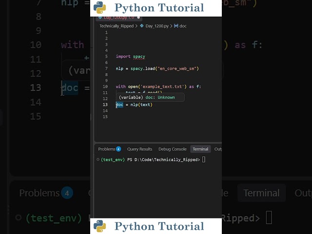 Splitting Text to Sentences with Spacy | Python Tutorial