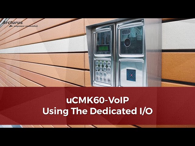 uCMK60-VoIP - Using the Dedicated IO Control Interface