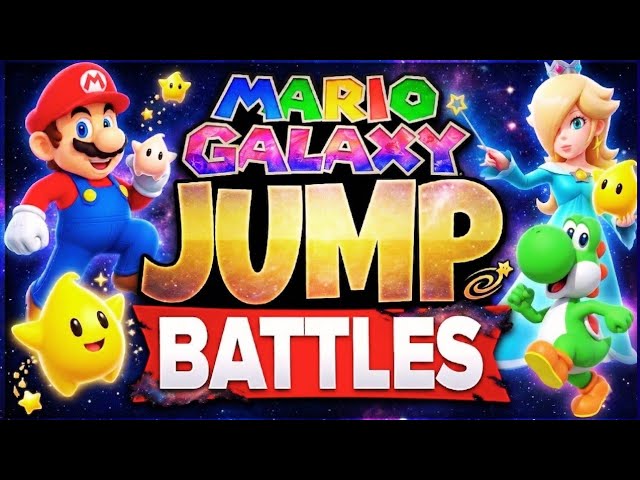 Brain Break ⭐ Mario Galaxy Jump Battles! ⭐ Brain Breaks for Kids