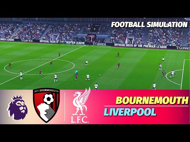 AFC Bournemouth vs Liverpool - Premier League | EPL 2025/26 | PES 21 Simulation