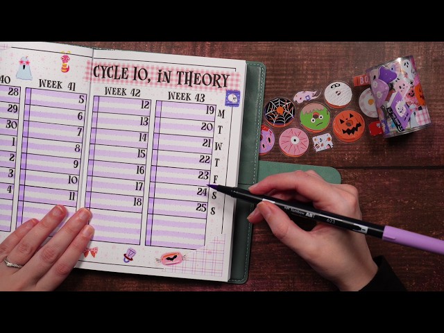 October 2026 Bullet Journal Setup 💜