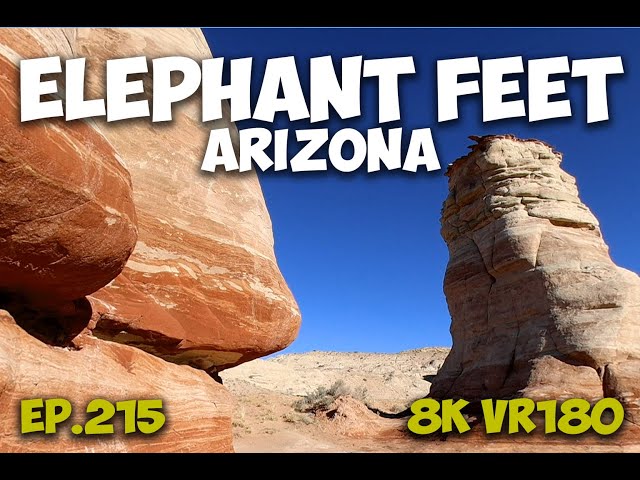 Ep.215 Elephant Feet Arizona – Isolated Sandstone Forms Shaped by Time & Erosion 8K VR180 3D Travel