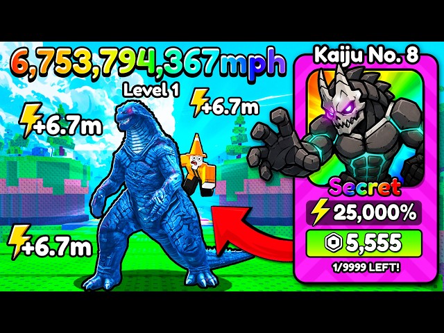 Starting Over as NOOB with BEST KAIJU in +1 Kaiju Evolution! (Roblox)