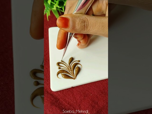 How to mehndi leaf create #mehndi #shorts #Soeba_Mehndi
