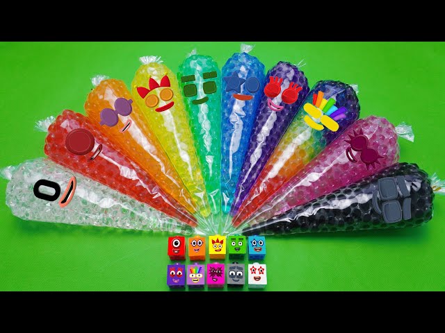 Numberblocks - Relaxing 1000 0000 Orbeezs With Giant Piping Bag! Satisfying Orbeez Video