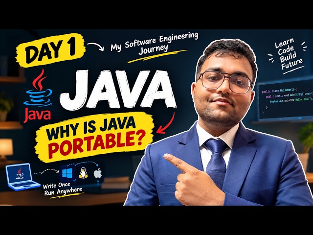 Why Is Java Called Portable? | My Software Engineering Journey — Day 1