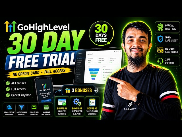 GoHighLevel 30 Day Trial ✅ GHL 30 Day Free Trial