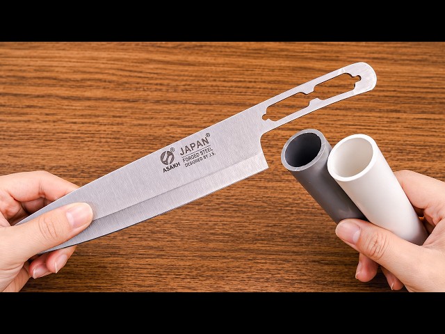 Few People Know This Trick! Make a Knife Handle Out of PVC! | Creation 247