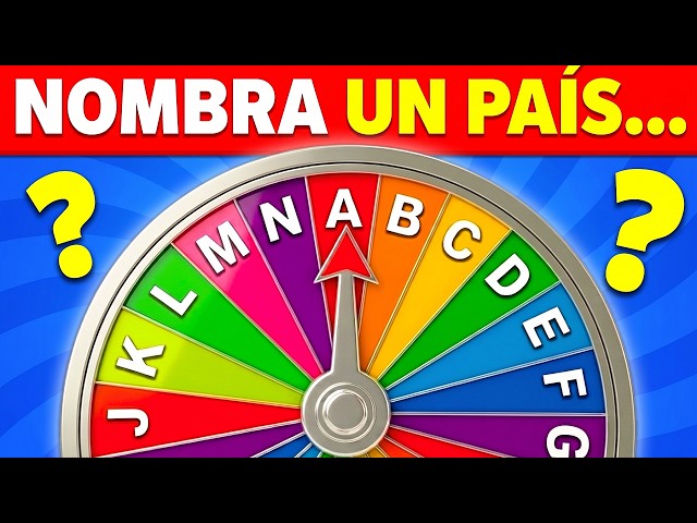 ¡Gira la Ruleta! 🎡 Reto del Abecedario 😱 Juego de Asociación de Palabras 🔠