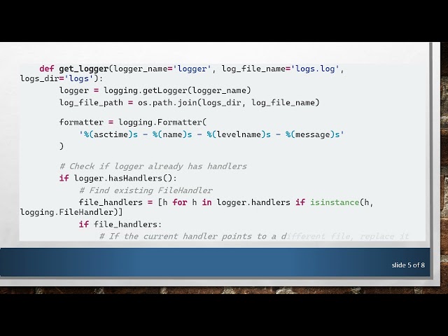 Fixing Python Logging Accumulating Multiple Handlers on Reinstantiation