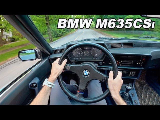 Driving The 1984 BMW M635CSi - The Forbidden Euro M88 Inline 6 (POV Binaural Audio)