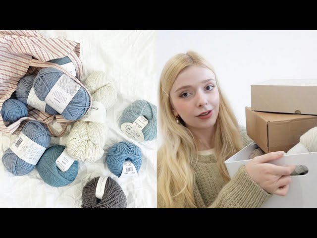 a tour of my yarn collection! mini reviews + knitting plans
