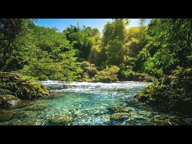 Pure River Sounds ASMR 🌊 No Rain No Music – Relaxing Water Flow for Sleep & Focus