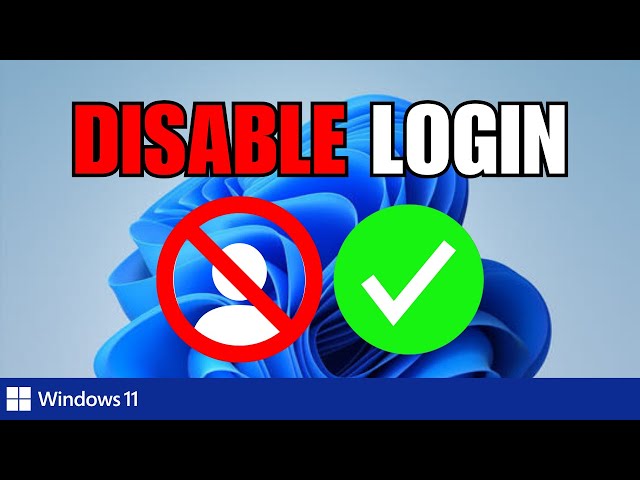 How To Completely Remove Windows 11 Login Password & Lock Screen