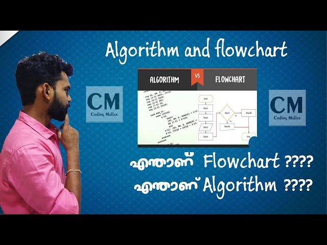 Algorithm and flowchart in c language |  malayalam | C programming in Malayalam for beginners
