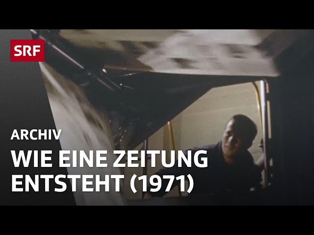The Creation of a Newspaper (1971) | Retro Documentary | SRF Archive