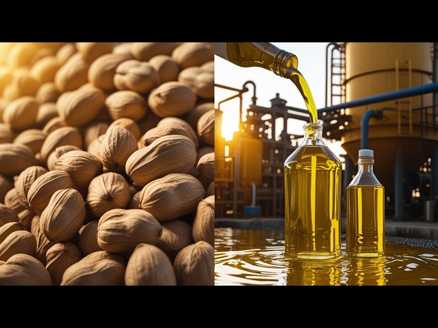 LIVE 24/7: Groundnut Oil Production – From Raw Peanuts to Refined Oil