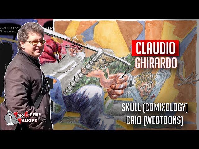 Claudio Ghirardo creator Skull and Caio comics (2022) interview | Two Geeks Talking