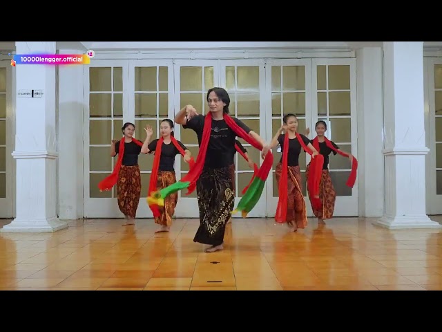 Tutorial Gerakan Tari 10.000 Lengger, Eling-eling Banyumasan Ciwit-ciwitan (Group)