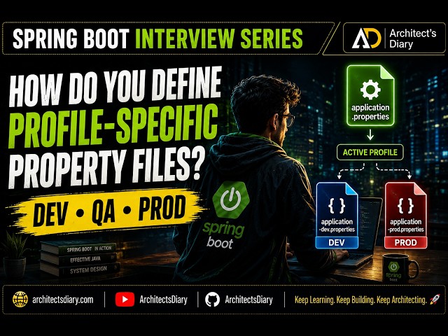 Spring Boot Interview Series: How Do You Define Profile-Specific Property Files in Spring Boot?