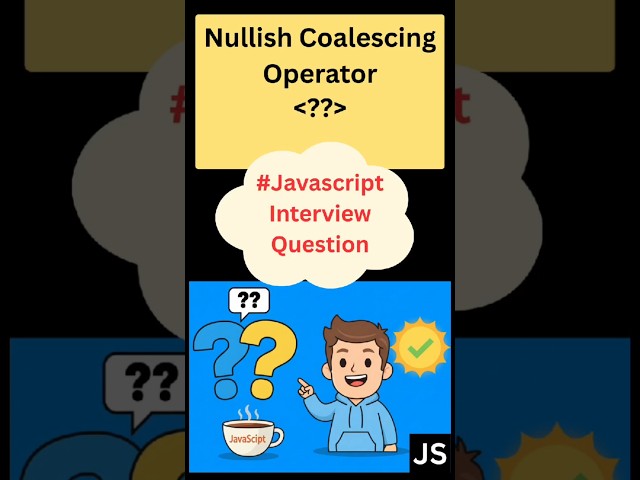 40 Seconds to Master the (??) Operator ⚡😎 #JavaScriptTips #WebDevelopment #FrontendDeveloper