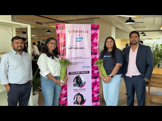 SAP CodeJam 2026 - Getting Started with the Generative AI Hub on SAP AI Core | Tekskills Inc.
