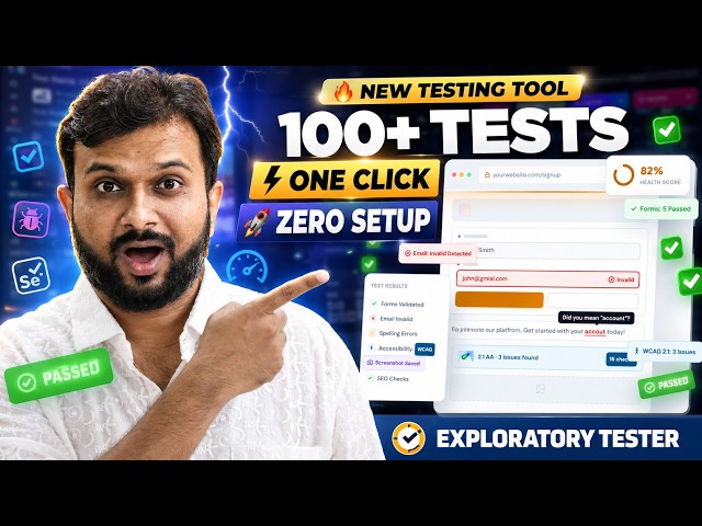 Testing tools in software testing #2 Exploratory Tester - 100+ tests in one click