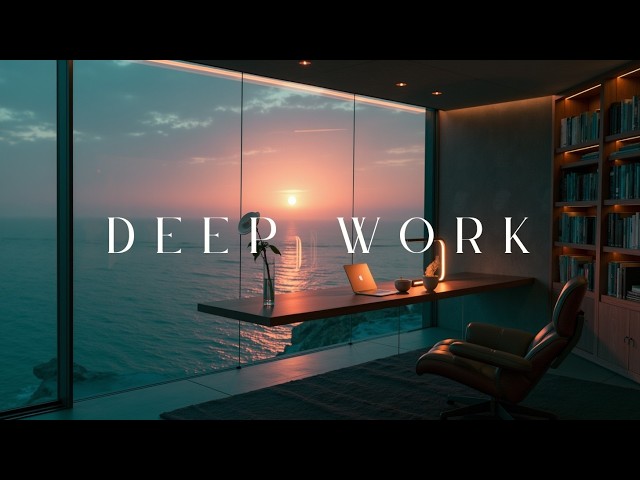 Deep Work Music ~ Ambient Focus Beats for Hyper Productivity and Intense Study Concentration